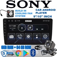 [6GB RAM+64GB ROM]QLED SONY Style Android Player 9"10" inch Quad Core Car Multimedia MP5 Player WIFI