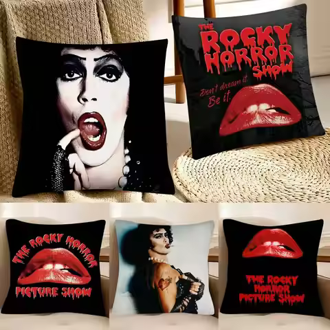 1pc The Rocky Horror Picture Show Movie Pillow Case Fashion Square Pillowcase Bedroom Sofa Room Ins
