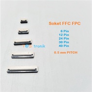 FPC FFC Socket FPC Connector 6Pin 12Pin 24Pin 30Pin 40Pin flexible Cable