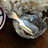 * 50814-迷人法國Mariage Frères 瑪黑鍍銀茶勺