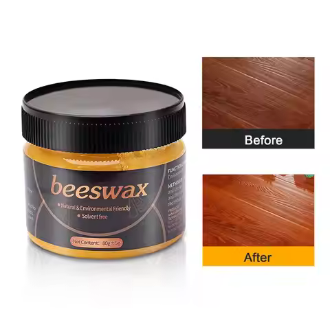Wood Seasoning Beewax Furniture Beeswax Polish Wood Floor Furniture Cleaner Wear-Resistant Wax Furni