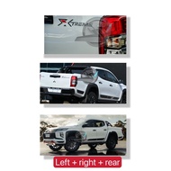 (Ready Stock) S1260# New Mitsubishi Triton Xtreme Car Body Vinyl Decal Sticker