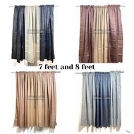 Plain Geena Curtain (7ft,8ft) 57inches po ang width ng lahat ng sizes