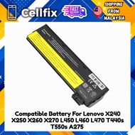 Lenovo 45N1127 45N1126 Thinkpad X240 X250 X260 X270 L450 L460 L470 T440s T550s A275 Laptop Battery