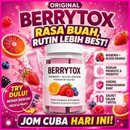 Berrytox Original Mixberry Blood Orange Powder Probiotic Prebiotic Inulin GOS Minuman Serbuk