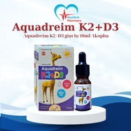 Vitamin D3 K2 Small Giot, Aquadreim K2+D3 drops 10ml bottle