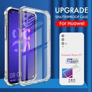 Fine Hole Thickening Four Corner Fall Prevention Shockproof Casing For Huawei P40 P30 P20 Pro Nova 3i 7i 8i 5T 8 7 Se Honor 8X Y7 Pro Y9 Prime 2019 Y7a Y6s Y9s