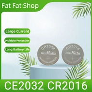 Murata CR2032 CR2025 CR2016 Lithium Electronic Button Battery 3V, Suitable For Car Remote Control Eq