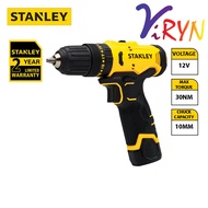 ViRYN STANLEY 12V Cordless Drill Driver - SCD10D2K-B1