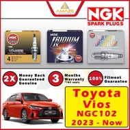 NGK Spark Plug (G-Power Platinum / Iridium IX / Laser Iridium) for Toyota Vios NGC102 AC100 (2023-No