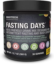 INNOTECH Nutrition: Fasting Days Intermittent Fasting Drink Mix - Lemon Iced Tea - 360 g with 42 Ess