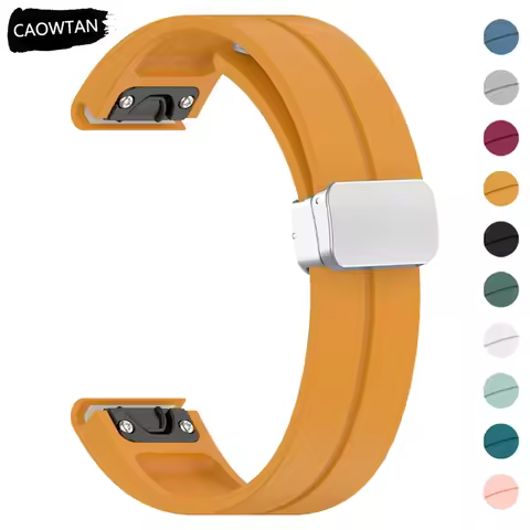 Silicone Strap For Garmin Fenix 7S 7 7X Pro 5X 5 5S Plus 6 6S 6X Epix Pro Gen 2 51MM 47MM 42MM Band 