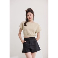 Auralie Batwing Sleeve Top Cream