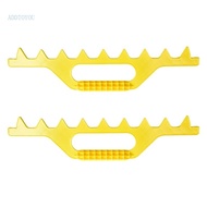 【3C】 Professional 2 Pack Beekeeping Rakes 8 Frame Spacers for Outdoor Hive Management