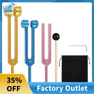 Chakra for Healing Tuning Fork Kit 3Pcs(128Hz, 256Hz, 512Hz) Aluminum Includes Hammer for Sound Ther