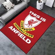 [FCS] Lfc Liverpool Football Club Logo Carpet Street Wear Living Room Bedroom Bedside Cushion Can Be