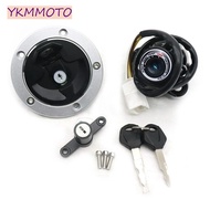 ชุดกุญแจสวิตช์สำหรับรถมอเตอร์ไซค์2012-2016 ER6N EX650 Ninja650 Kawasaki ฝาปิดถังน้ำมันเชื้อเพลิง6N N