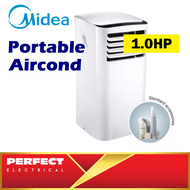 Midea 1.0HP Portable Aircond MPH09CRN1 Air Cond MPH-09CRN1 Air Conditioner with Ionizer 1HP / Mistral MAC019E