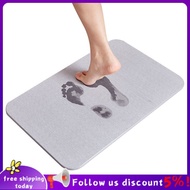 Se7ven✨Floor mats foot mats bathroom toilet diatomite foot mats bathroom non-slip absorbent mats household non-slip quick-drying floor mats