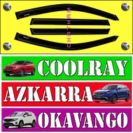Rain Guard for Coolray Azkarra and Okavango ( Geely Window Visor )