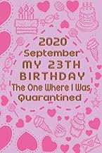 2020 September My 23TH Birthday The One Where I Was Quarantined: Funny September Birthday Gift for 2