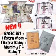 🎁[Premium Set]BEG PLASTIK HOSPITAL for PACKING BAJU IBU, BABY & BARANG Newborn Mom Bersalin Maternit