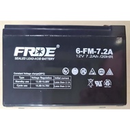 Rechargeable Battery 12V 7.2Ah Seal Lead Acid Battery for UPS / Autogate / Alarm / Backup Battery PN