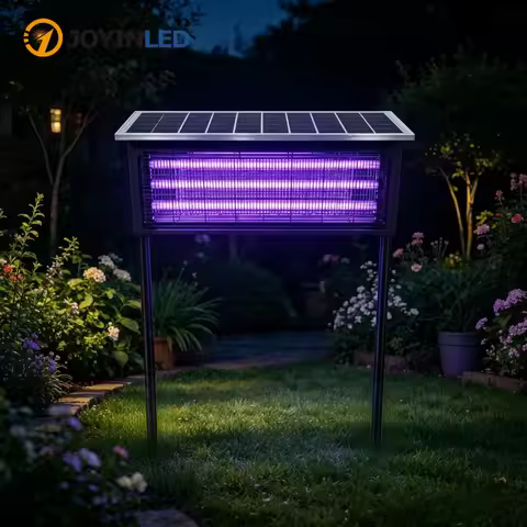 Solar Mosquito Killer Lamp with UV Light 15W 25W 40W IPX5 Waterproof Fly Trap Bug Zapper USB/Solar R