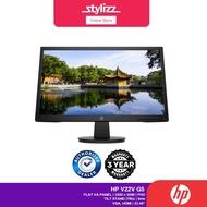 HP V22V G5 FLAT MONITOR - 21.5" INCH, VA PANEL, FHD, 1920 X 1080, 75hz, 5ms, VGA, HDMI, TILT STAND