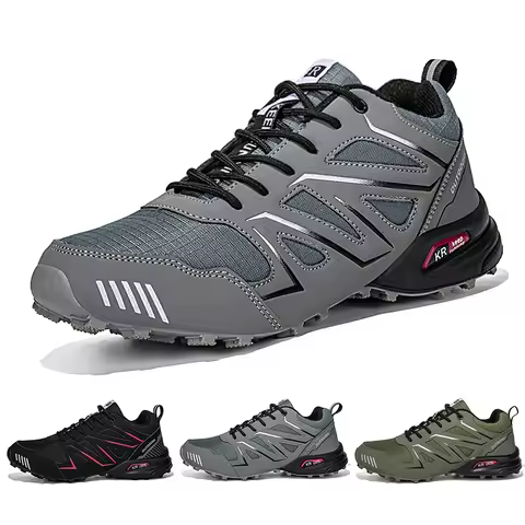 Men Waterproof Hiking Shoes Outdoor Hiking Training Shoes Non-Slip Hunting Tactical Shoes Men Hiking