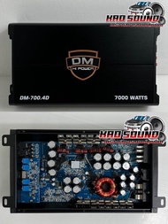 เพาเวอร์ DM HI POWER คลาสดี4ch เพาเวอร์แอมป์ คลาสดี4ch เพาเวอร์แอมป์ DM-700.4D กำลังขับ 7000วัตต์ เพ