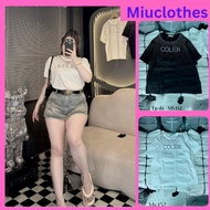 Very Beautiful Big Size Women's T-shirt with Full Stone Pressed on the Front in Two Colors Ms 152 Fr