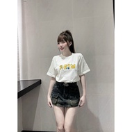 Drew T-shirt with tiger print (with close-up photo of the shirt)