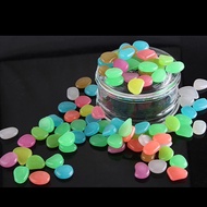 GG Glow Pebbles Stones Home Fish Tank Outdoor Decor Garden Stones Luminous Glowing M