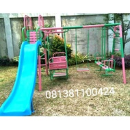 Playground 4 set mainan anak perosotan ayunan maju mundur free ongkir jkt dan bekasi