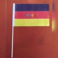 German hand flag of the world cup