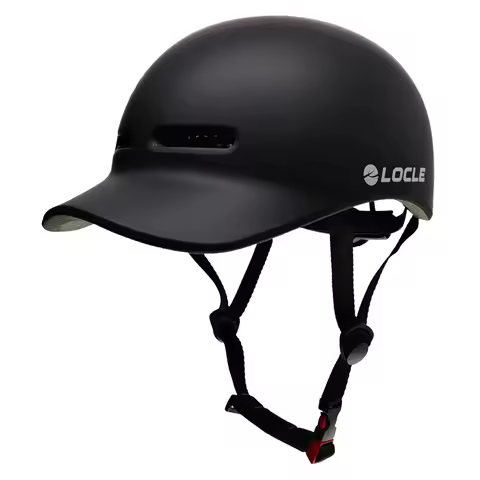 LOCLE Imitation Baseball Cap Cycling Helmet IN-MOLD Men Women Ebike Bicycle Helmet One Size 55-61cm