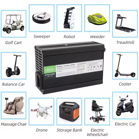 60V 2A Lead Acid Battery Charger Usd For 69V Lead Acid AGM GEL VRLA OPZV Battery Smart Fast Charger