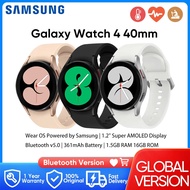 Original second hand 99%new Samsung Electronics Galaxy Watch 4 40mm Smartwatch with ECG Monitor Tracker for Health Fitness Sleep Cycles GPS Fall Detection Bluetooth US Version