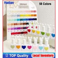 2025 Milan 58 60 Colors Macaron Color Nail Polish Gel Set *15ml