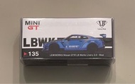 [Sealed] Mini GT Minigt Liberty Walk Nissan GT-R GTR R35 LB Works Livery 2.0 Blue 135 1:64 TSM LBWK