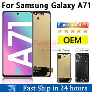 6.7"Super AMOLED LCD For Samsung Galaxy A71 A715 A715F A715FD LCD Display Touch Screen Digitizer For