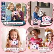 Kids Camera, 1080P Kids Digital Camera with 32GB TF Card,Unicorn Camera Cover/HD Video /5 Educationa