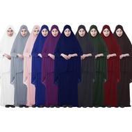 Muslim Women Abaya Niqab Burka Hijab Full Cover Dress Islamic Clothing