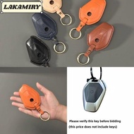 LAKAMIRY Motorcycle Key Cover​, Anti-Scratch Custom Fit​ ​Leather Key ​, Genuine Leather Bike Key Pr