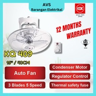 KDK KQ409 16" 40CM AUTO FAN CEILING FAN MOTOR KIPAS SILING FAN REGULATOR KIPAS CEILING