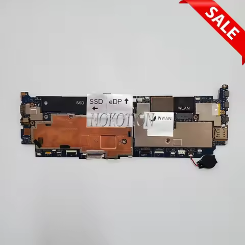 Nokotion CN-0T73T5 0T73T5 T73T5 For DELL Latitude 13 7370 LA-D312P laptop motherboard M7-6Y75 8G RAM