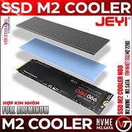Jeyi N80 SSD Heatsink cools M2 SSD (M2.Nvme and M2.SATA ) Full Aluminum Support SSD M2 2280