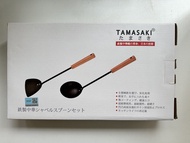TAMASAKI 鐵製中華鑊鏟勺套裝 日本技術