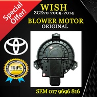 TOYOTA WISH ZGE20 2009-2014 YEAR ORIGINAL W/ REGULATOR BLOWER MOTOR (CAR AIRCOND SYSTEM)